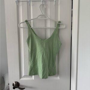 lululemon athletica Light Green Tank Top
